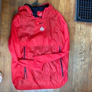 Ohio state buckeyes raincoat size large
